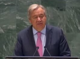 U.N. chief calls to make a new commitment to multilateralism