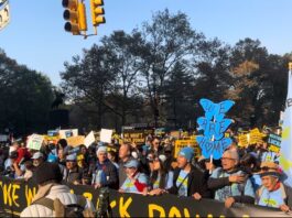 Protect our future rally in New York