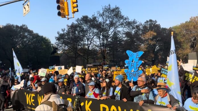 Protect our future rally in New York