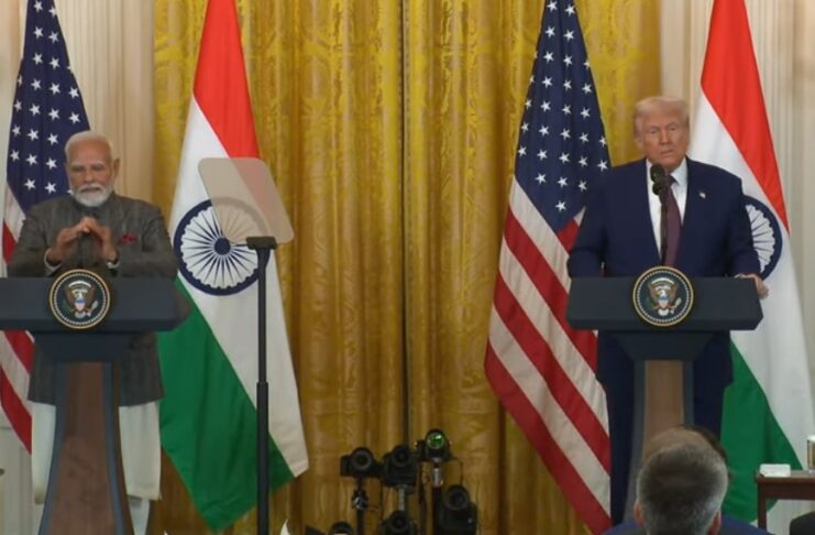 Trump and Modi agreed on reducing a trade deficit and collaborate more closely on defense, energy and artificial intelligence