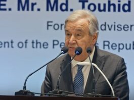 “International community must play its part in supporting inclusive and prosperous future-” Guterres .