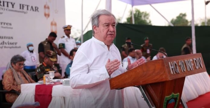 World cannot turn its back: UN Chief