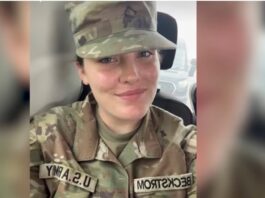 Sarah Beckstrom ,Wounded one of 2 National Guard member has died