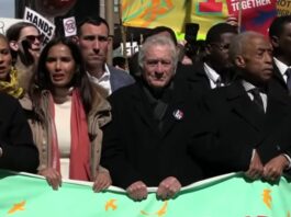 “No ICE, No war And No King,” tens of thousands of demonstrators protest in NYC