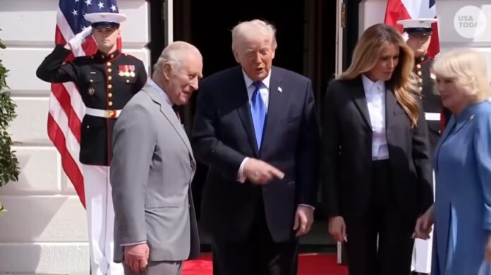 King Charles III at the White House in a mission to restore the UK-US relationship