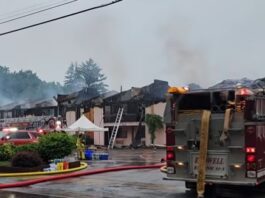 Fire killed 6 displaced 73 in Knights Inn motel fire, a man arrested