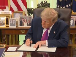 Trump signs executive order renaming Lake Ontario to Lake America