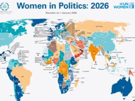 Women remain vastly under-represented in political leadership