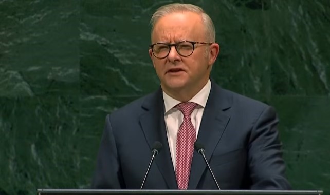 Australian PM warns at UN
