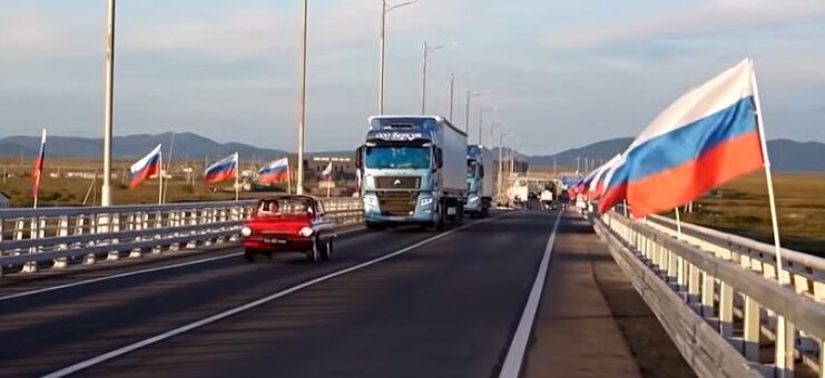 Russia and North Korea open the first road link across shared border